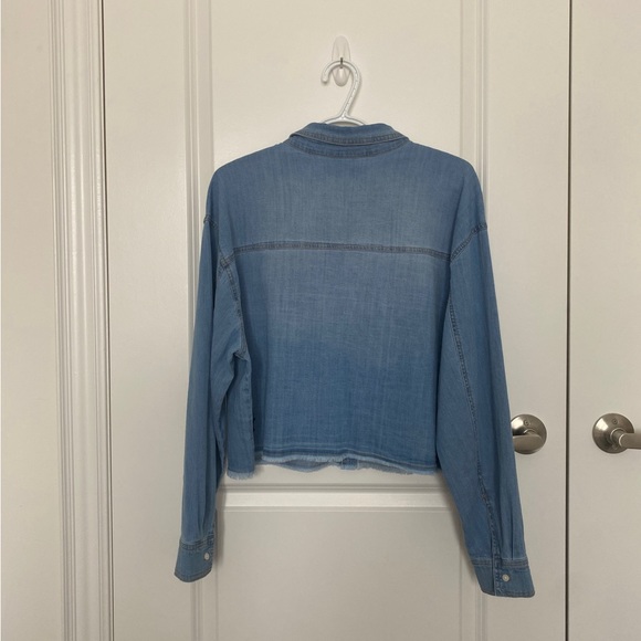 David Bitton Cotton Chambray Button Up - Picture 9 of 16